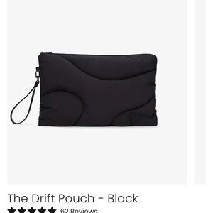 Telfar Black Drift Pouch Clutch